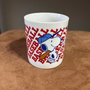 1958 Snoopy Baseball Mug